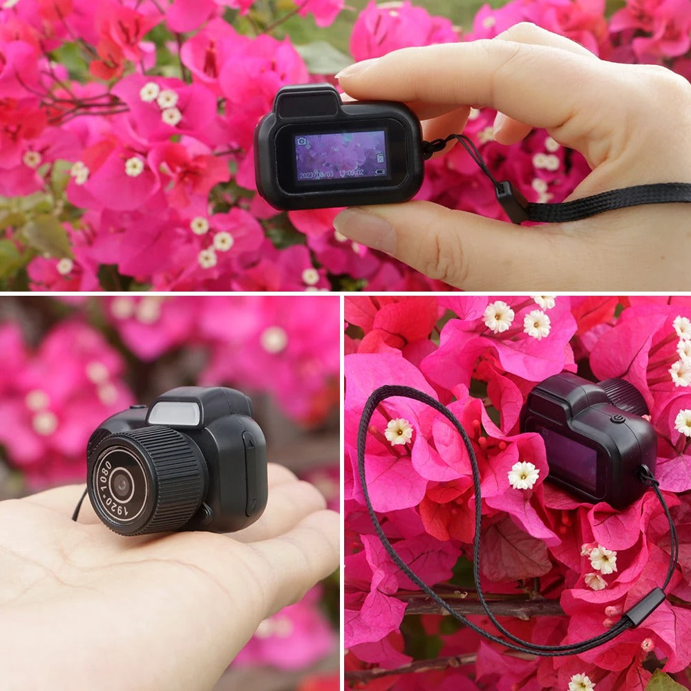 Retro Mini 1080p HD Camera – Portable Indoor/Outdoor Video Recorder Infinite Avenue