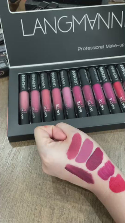 Velvet Matte Lipstick Set – Waterproof & Long-Lasting