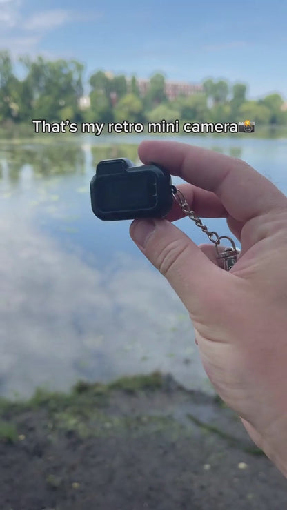 Retro Mini 1080p HD Camera – Portable Indoor/Outdoor Video Recorder